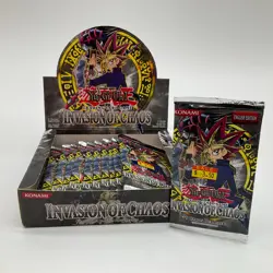 Lot of (13) Yu-Gi-Oh! TCG Invasion Of Chaos EN Booster Packs+Display Box - Image 1