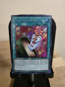 Yugioh: Toon Bookmark - BLCR-EN067 - Secret Rare - 1st Edition - NM - Image 1