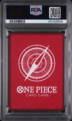 One Piece Monkey D. Luffy Alt Art OP13-001 Leader PSA 10 Gem Mint English - Image 2