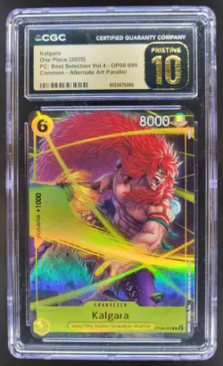 2025 ONE PIECE KALGARA ALT ART OP08-099 CGC 10 PRISTINE RC7 - Image 1