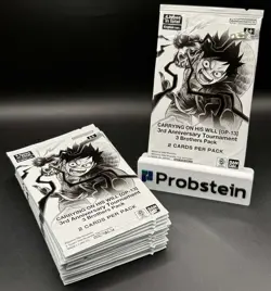 Lot of (19) One Piece TCG OP13 3rd Anniversary Tournament 3 Brothers Pack SEALED - Image 1