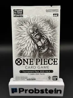 Lot of (17) One Piece TCG Tournament Packs 2025 Vol.4 SEALED NEW - Image 2
