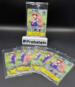 Lot of (7) One Piece TCG Monkey.D.Luffy Learn Together Deck Set OP10-111 SEALED - Image 1