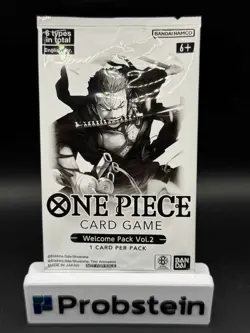 Lot of (35) One Piece TCG Welcome Packs Vol.2 SEALED NEW - Image 2