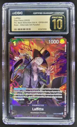 2025 ONE PIECE LAFFITTE RARE ALT ART OP09-095 CGC 10 PRISTINE RC7 - Image 1