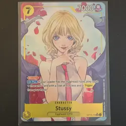 Stussy OP13-110 Alternate Art Foil Super Rare Carrying On His Will One Piece CCG - Image 3