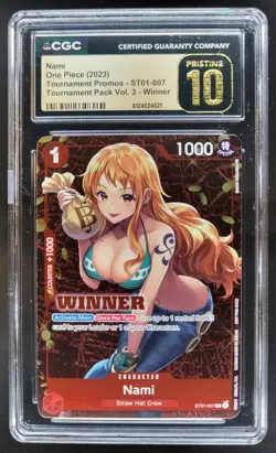 2023 ONE PIECE NAMI PROMO ST01-007 CGC 10 PRISTINE RC7 - Image 1