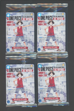 Lot of (7) One Piece Monkey D. Luffy US Voyage College Basketball Promo - Image 1