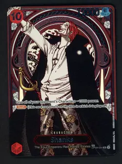 Shanks -OP09-004 SP Silver OP09-004 Carrying On His Will Foil One Piece - Image 1