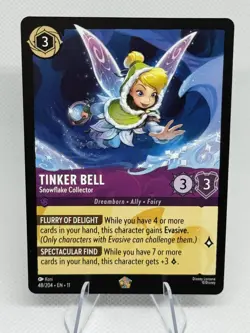 Disney Lorcana - Tinker Bell - Snowflake Collector 48/204 Winterspell Regular - Image 1