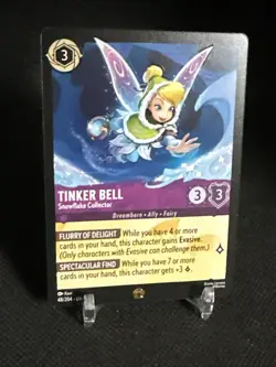 Tinker Bell - Snowflake Collector 48/204 Winterspell Regular Disney Lorcana - Image 3
