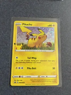 Pikachu New 2021 General Mills 25th Anniversary Stamped Holo Promo Pokemon Card - Image 2