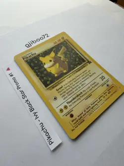 Pokemon IVY Pikachu Black Star 1 - League Promo Exclusive WotC - 1999 Card NM NP - Image 2