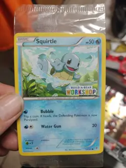 Pokemon Card Squirtle Build-A-Bear Workshop 14/101 Stamped Promo SEALED - Image 1
