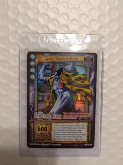 Bandai One Piece CCG Card Saw-Tooth Arlong Silver Rare Silver Letters Holo 2005 - Image 1