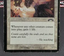 MTG Soul Warden- DAMAGED -Exodus Magic the Gathering Card #021 - Image 4