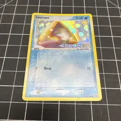 Pokemon Card - Snorunt Emerald 64/106 Common Reverse Holo Stamped H2 - Image 1