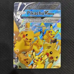 Pikachu V-Union [Set of 4] SWSH: Sword & Shield Promo Cards Holo - Image 1
