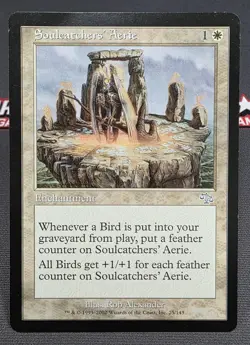 MTG Soulcatchers' Aerie- DAMAGED -Judgment Magic the Gathering Card #025 - Image 1