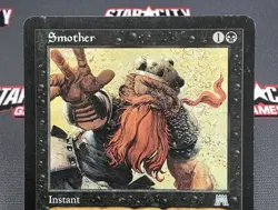 MTG Smother- DAMAGED -Onslaught Magic the Gathering Card #170 - Image 3