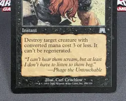 MTG Smother- DAMAGED -Onslaught Magic the Gathering Card #170 - Image 4