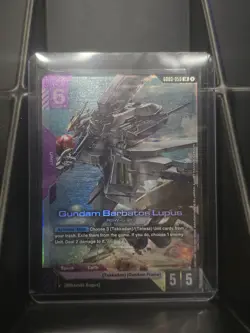 Bandai Gundam Barbatos Lupus Gundam War TCG GD03-050 LR Unit English Card - Image 1