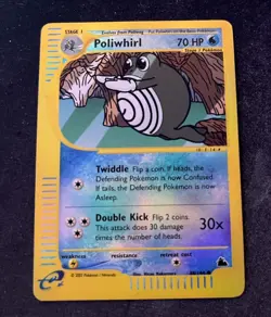 Poliwhirl HOLO 88/144 Skyridge Expedition Base Set Pokemon TCG Card English 2002 - Image 1