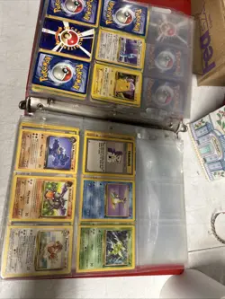 Vintage Pokemon Card Lot 240+ WOTC 1999Base Fossil Jungle Rocket Gym Binder - Image 5