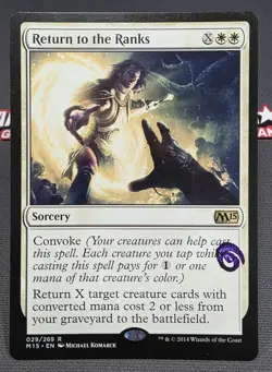MTG Return to the Ranks- STAMPED -Magic 2015 Magic the Gathering Card #029 - Image 1