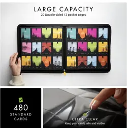 Vault X 12 Pocket Trading Card Zip Binder Surging Sparks - Image 3