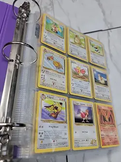 200 Pokemon Vintage Cards In Sleeves Binder 1995 Charmander Snorlax - Image 3