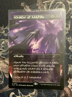 tOrMEnt oF hAiLFiRe (Secret Lair #9992) MTG - Image 1
