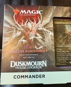 Magic The Gathering Duskmourn House of Horror Endless Punishment Commander Deck - Image 2