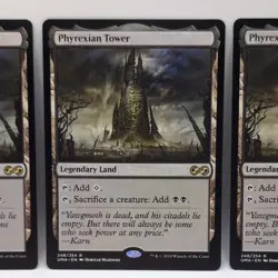Phyrexian Tower Ultimate Masters Magic: The Gathering Near Mint Condition x3 - Image 3