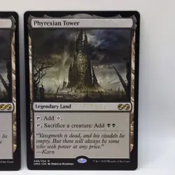 Phyrexian Tower Ultimate Masters Magic: The Gathering Near Mint Condition x3 - Image 4