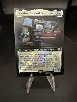 MTG Yes Man, Personal Securitron (Extended Art) (Surge Foil) R 901 UB: Fallout - Image 1
