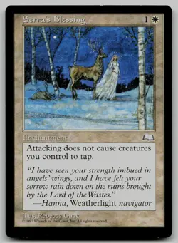 Serra's Blessing U Weatherlight NM - Image 1