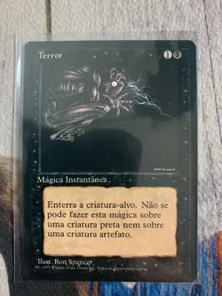 MTG Portuguese FBB 4th Edition Terror Pack Fresh - Image 1