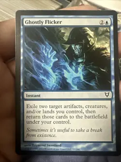 MTG - GHOSTLY FLICKER - COMMON - AVACYN RESTORED - LP - Image 1