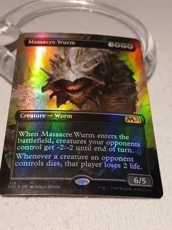 Massacre Wurm (Alternate Art) Core Set 2021 Foil - Image 1