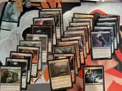 Mtg Small Lot With Lands Artifacts and Blue Spells Magic The Gathering - Image 1