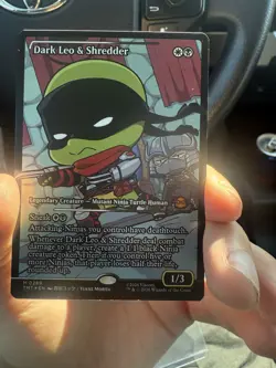 Dark Leo & Shredder (Showcase Foil) - 0289 - TMT Teenage Mutant Ninja Turtles NM - Image 1