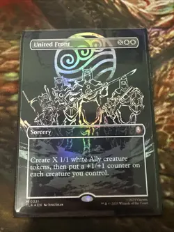 MTG United Front (Borderless Foil) Avatar: The Last Airbender 331 NM - Image 1