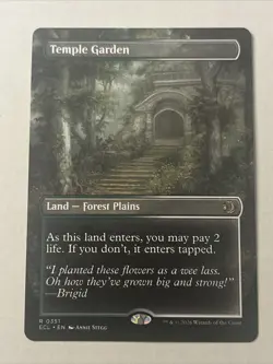 Temple Garden (Borderless) Lorwyn Eclipsed Regular NM - Image 1
