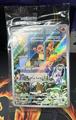Pokemon Charmander SVP044 Illustration Rare ETB Promo Obsidian Flames Sealed EN - Image 1