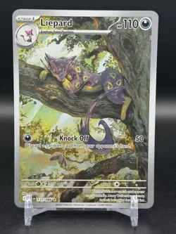 Liepard Illustration Rare 137/086 White Flare Pokemon English NM - Image 1