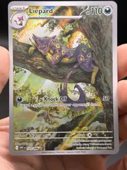 Liepard Illustration Rare 137/086 White Flare Pokemon English NM - Image 3