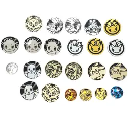Pokemon TCG Lot of 23 Official Coins Jumbo and Standard - Image 1