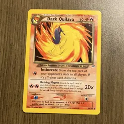 Pokemon Dark Quilava 39/105 Neo Destiny Uncommon 60 HP Stage 1 Regular Card - Image 1