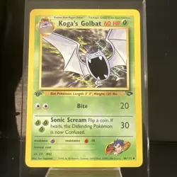 Pokemon TCG Koga's Golbat Gym Challenge 46/132 1st Edition - Image 1